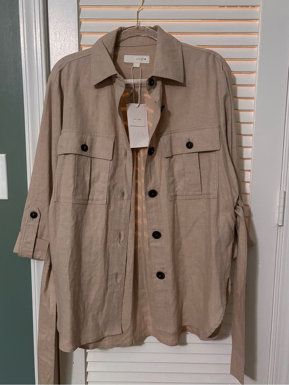 Zara Linen Safari Set Size S